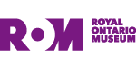 Royal Ontario Museum (ROM) logo in purple, representing cultural and educational branding for C17media's print and branding solutions.